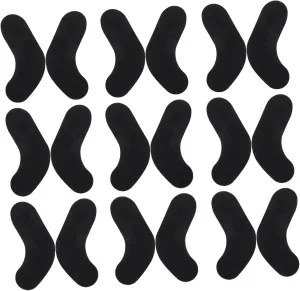 18pcs Ski Snowboard Boots Fitting Pads Self-Adhesive Snowboard Boots Narrowing Pads Ski Boot Ankle Bars Snowboard Boots to Reduce Heel Lift Ankle Hurt Black