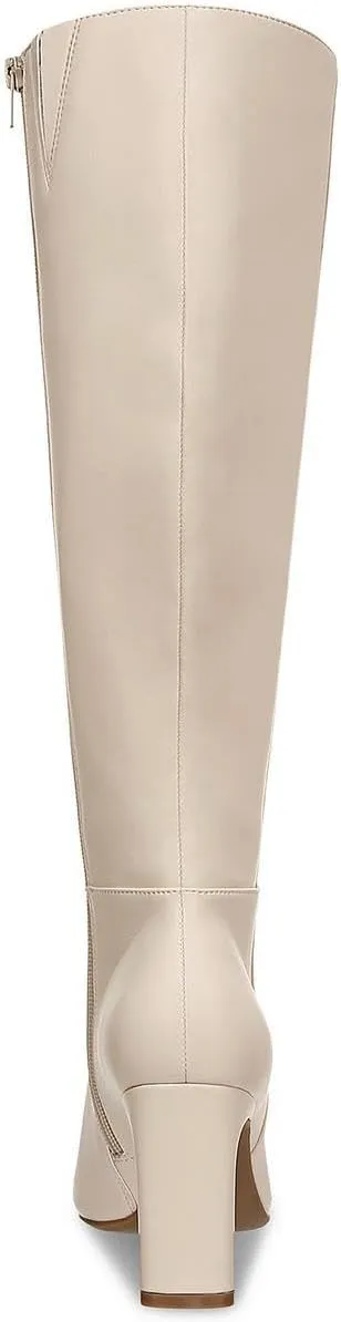 Alfani Womens Tristanne Zipper Tall Knee-High Boots