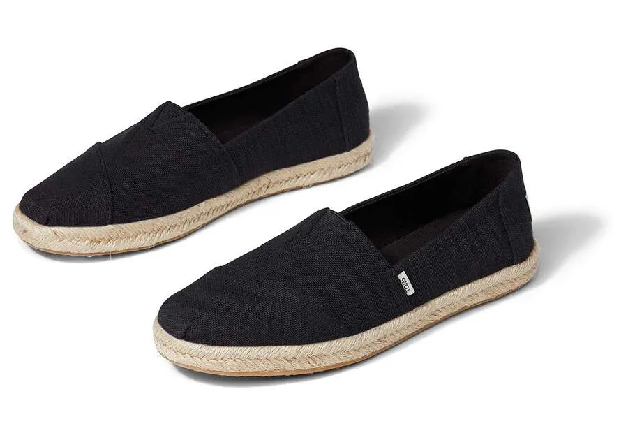 Alpargata Rope Black