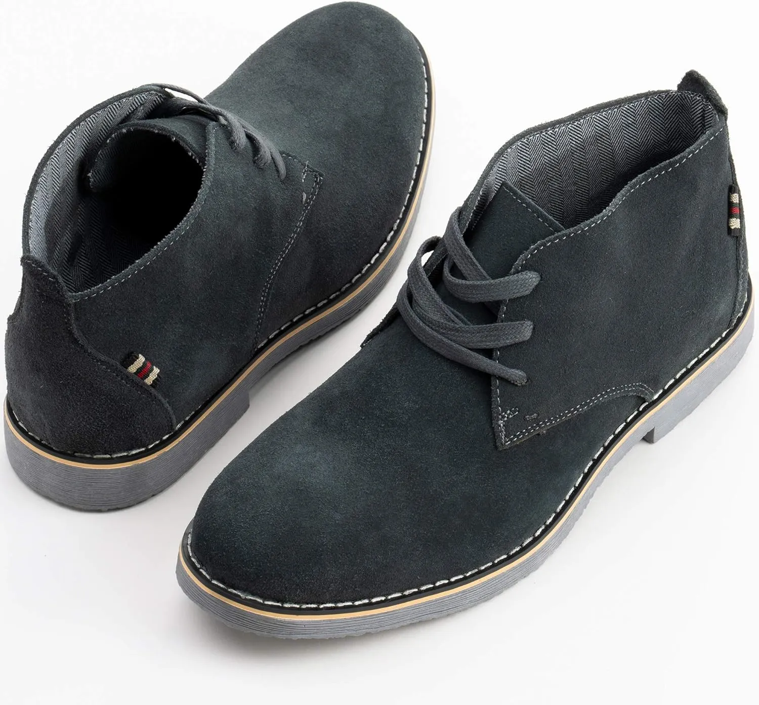 Alpine Swiss Beck Mens Genuine Suede Chukka Boots