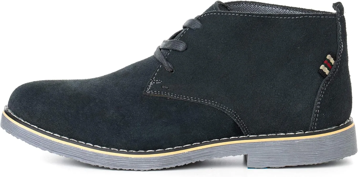 Alpine Swiss Beck Mens Genuine Suede Chukka Boots