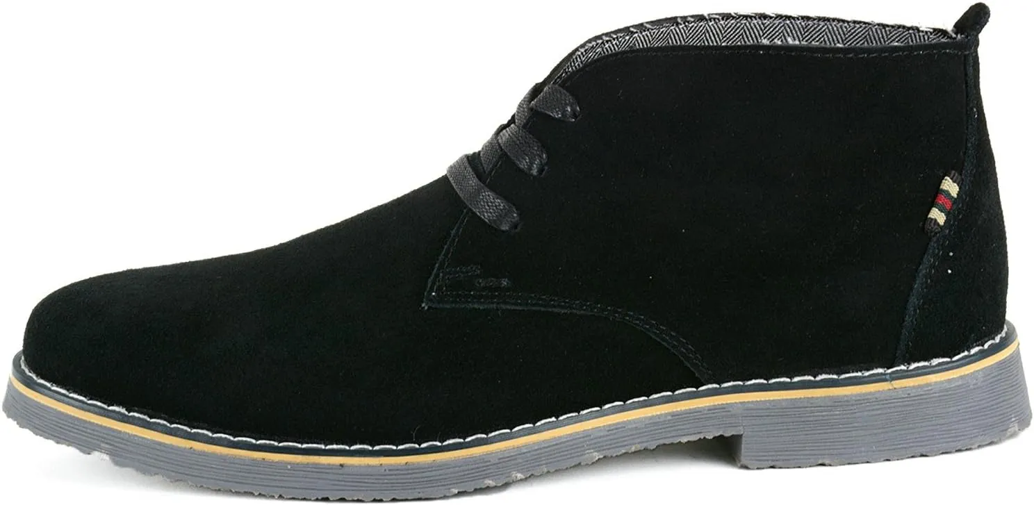 Alpine Swiss Beck Mens Genuine Suede Chukka Boots