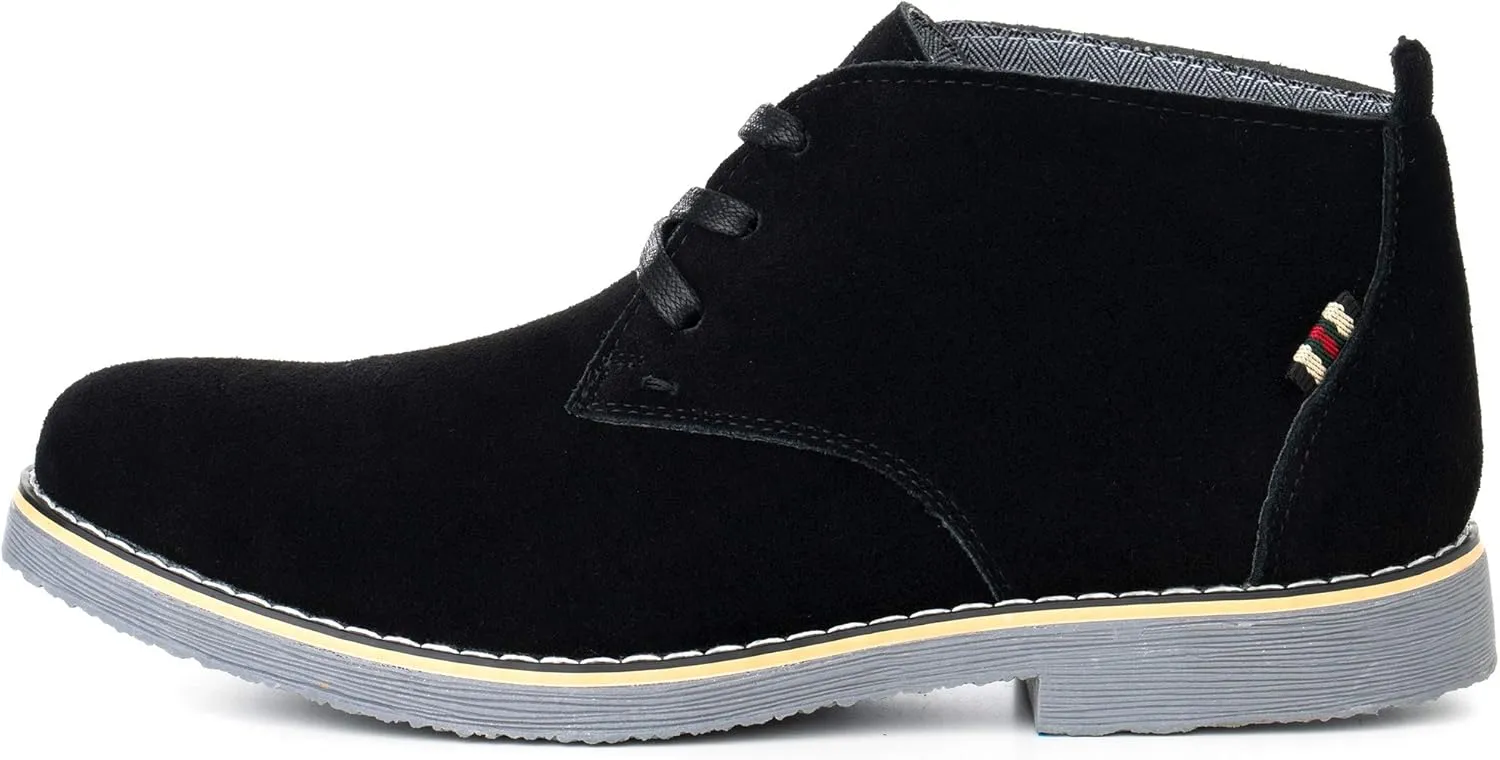 Alpine Swiss Beck Mens Genuine Suede Chukka Boots