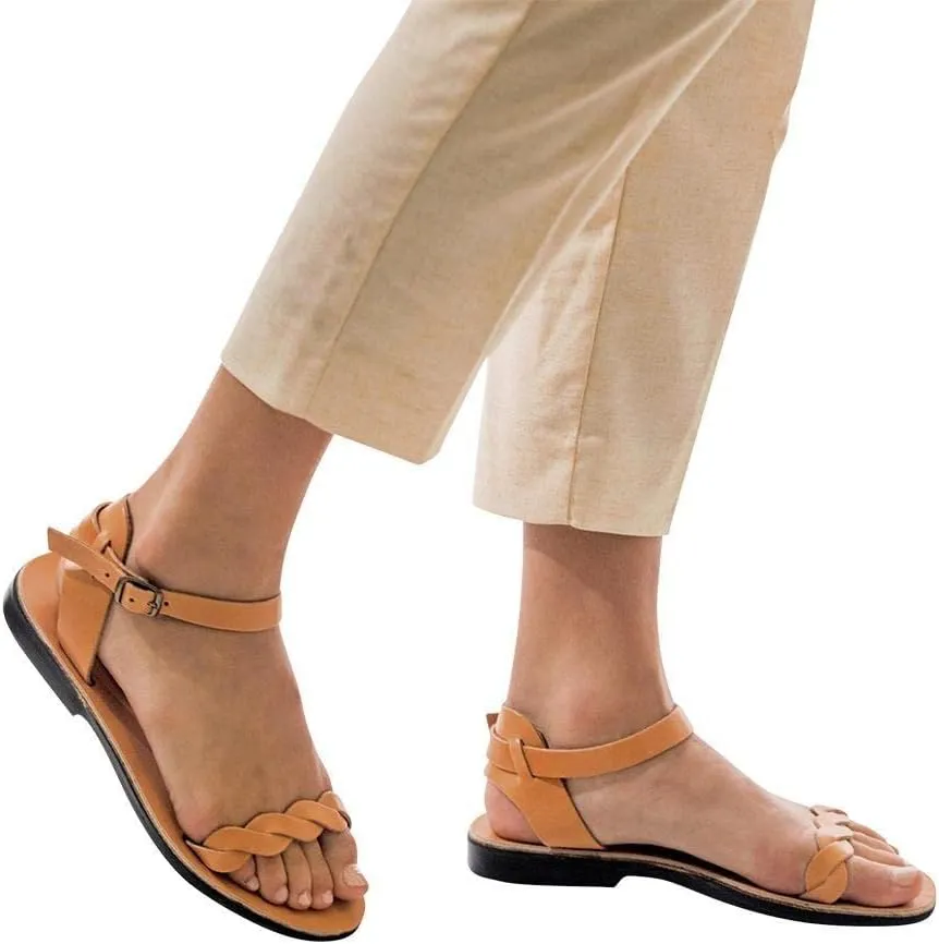Arden - Leather Ankle Strap Sandal - Womens Sandals