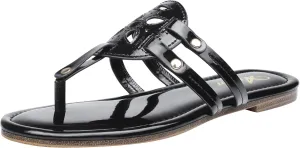 Athlefit Womens Flat Sandals Flip Flops Casual Slip on Comfortable Thong Beach Sandal for Women Dressy