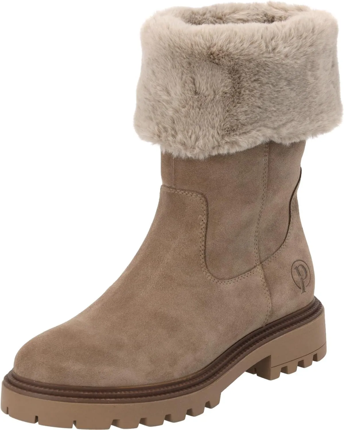 Beilabla Women's Winter Boots, Warm Boots Made of High-Quality Cowhide Leather, Cuddly Lined with Robust TPR Sole for Cold Autumn and Winter Days
