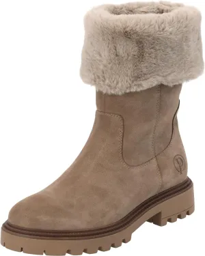 Beilabla Women's Winter Boots, Warm Boots Made of High-Quality Cowhide Leather, Cuddly Lined with Robust TPR Sole for Cold Autumn and Winter Days