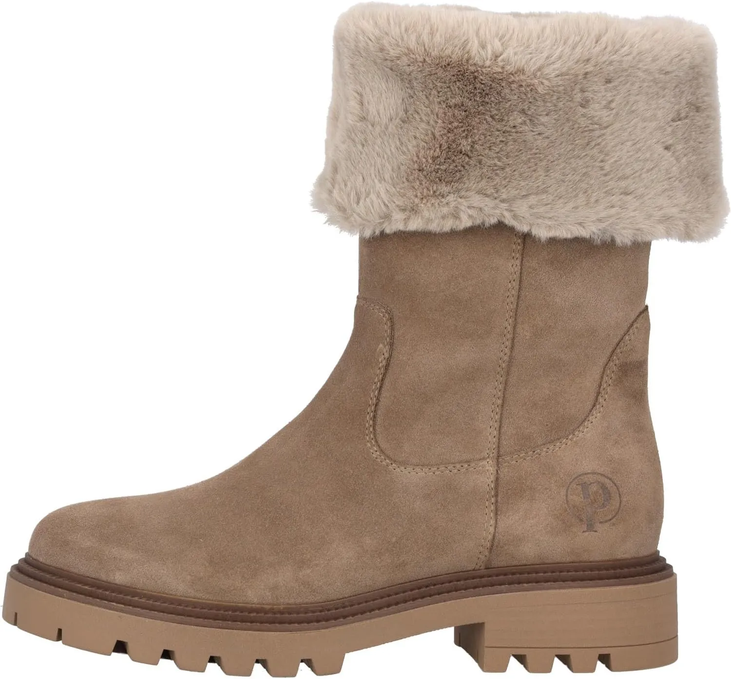 Beilabla Women's Winter Boots, Warm Boots Made of High-Quality Cowhide Leather, Cuddly Lined with Robust TPR Sole for Cold Autumn and Winter Days