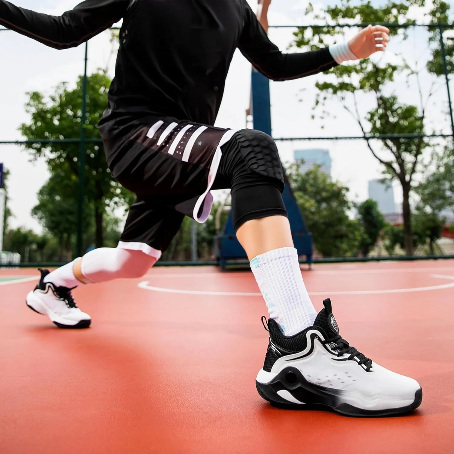 Beita High Upper Basketball Shoes for Men Sneakers Breathable Sports Shoes Anti Slip