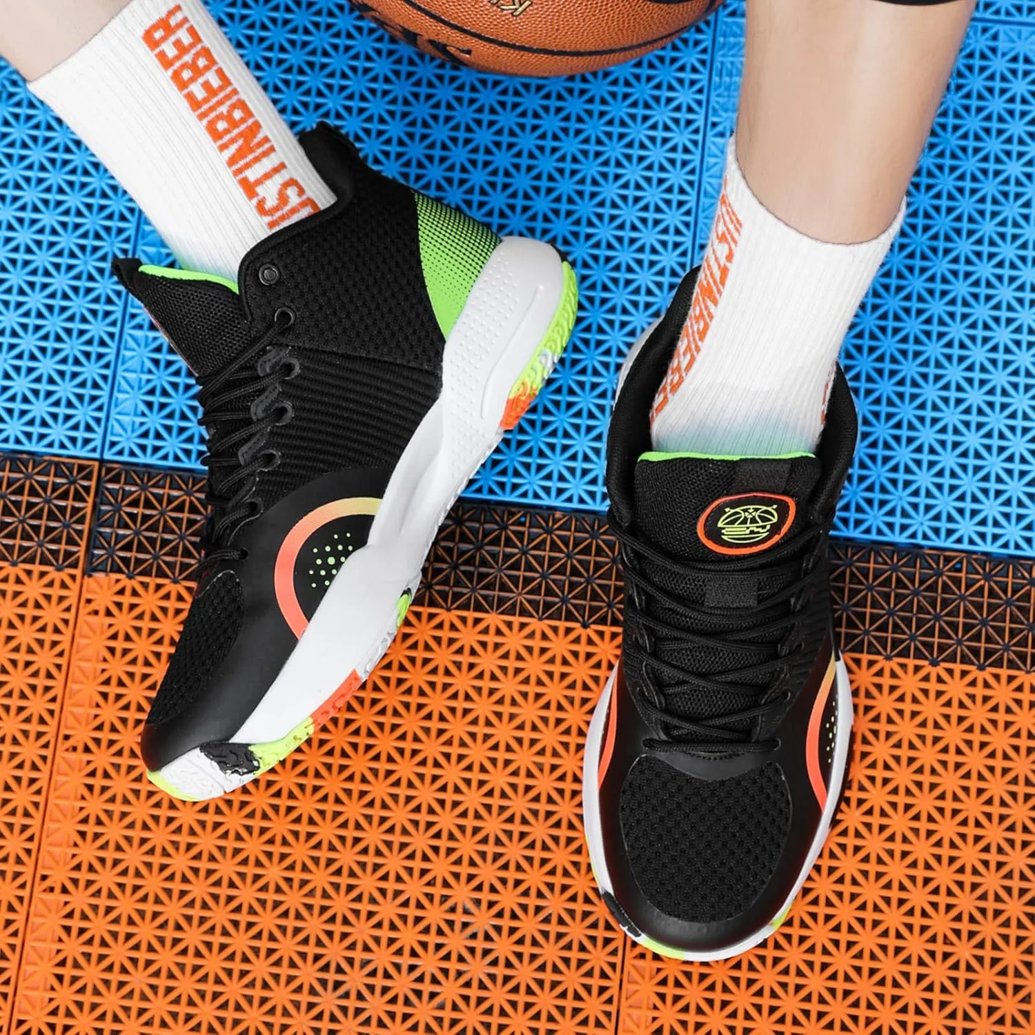 Beita High Upper Basketball Shoes for Men Sneakers Breathable Sports Shoes Anti Slip