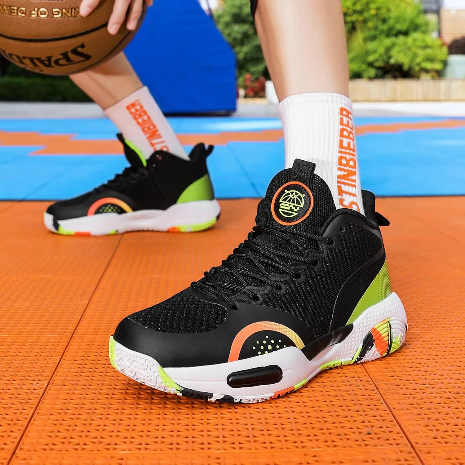 Beita High Upper Basketball Shoes for Men Sneakers Breathable Sports Shoes Anti Slip