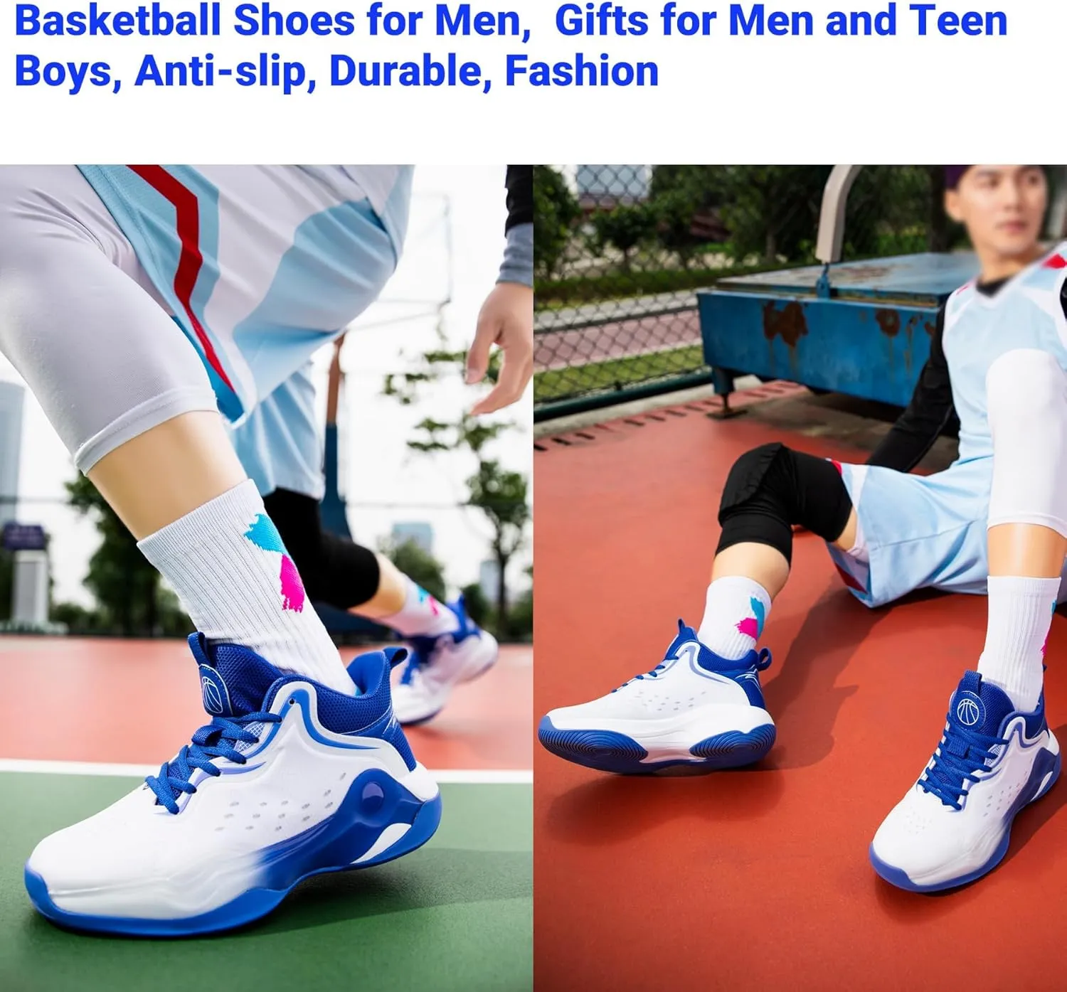 Beita High Upper Basketball Shoes for Men Sneakers Breathable Sports Shoes Anti Slip