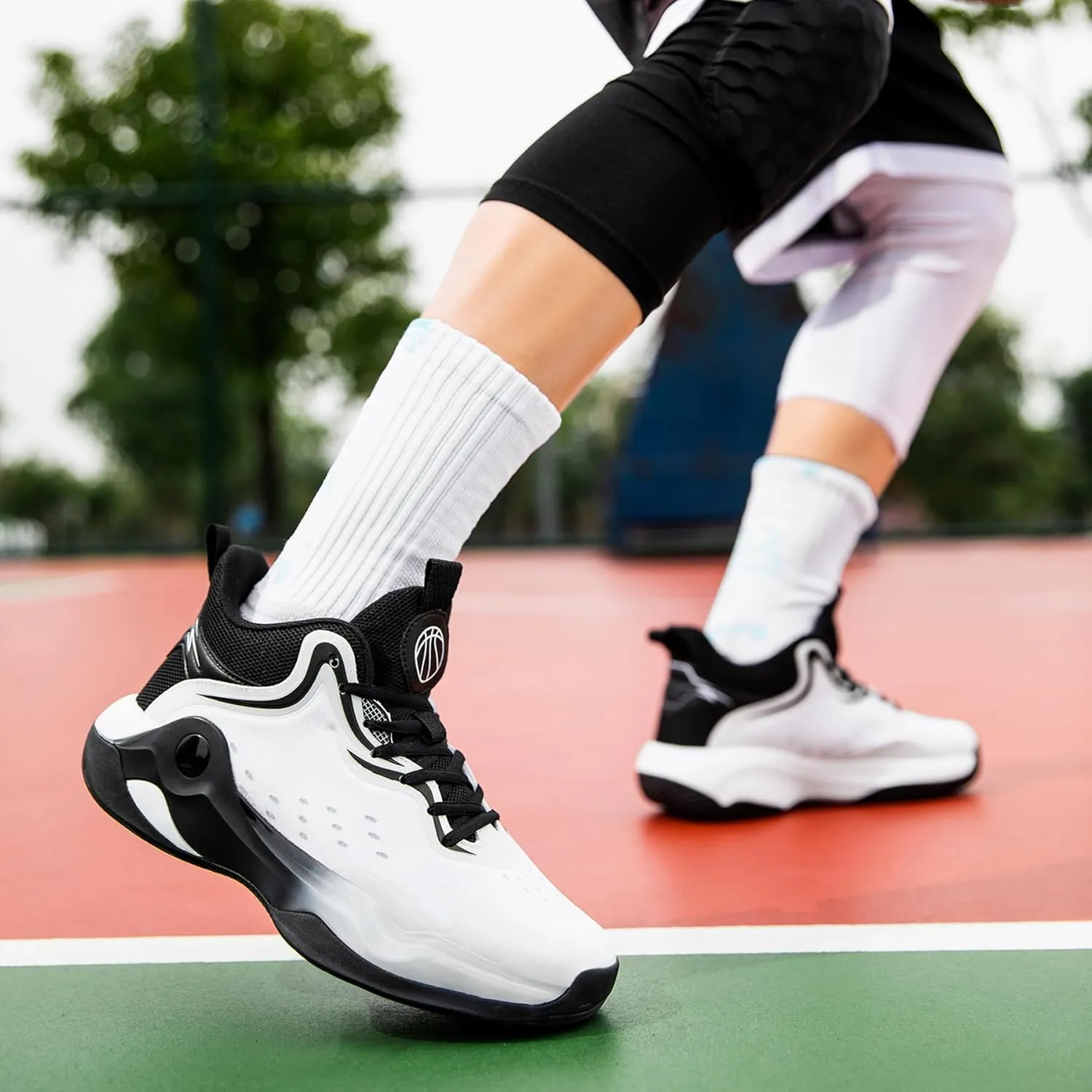 Beita High Upper Basketball Shoes for Men Sneakers Breathable Sports Shoes Anti Slip