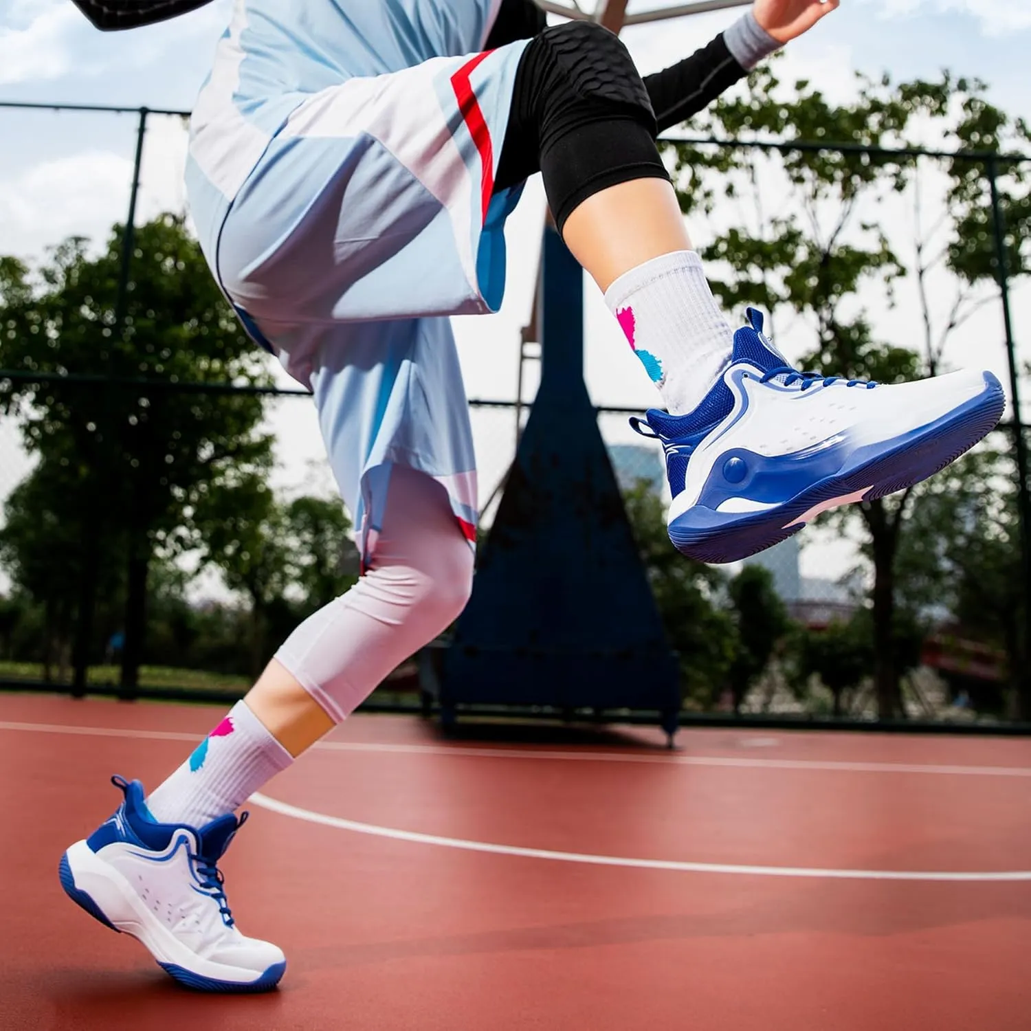Beita High Upper Basketball Shoes for Men Sneakers Breathable Sports Shoes Anti Slip