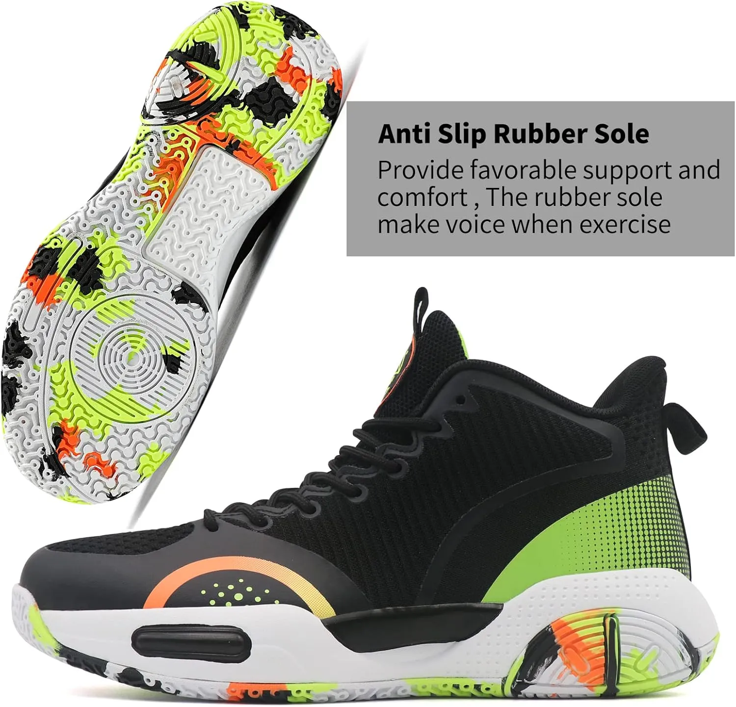 Beita High Upper Basketball Shoes for Men Sneakers Breathable Sports Shoes Anti Slip