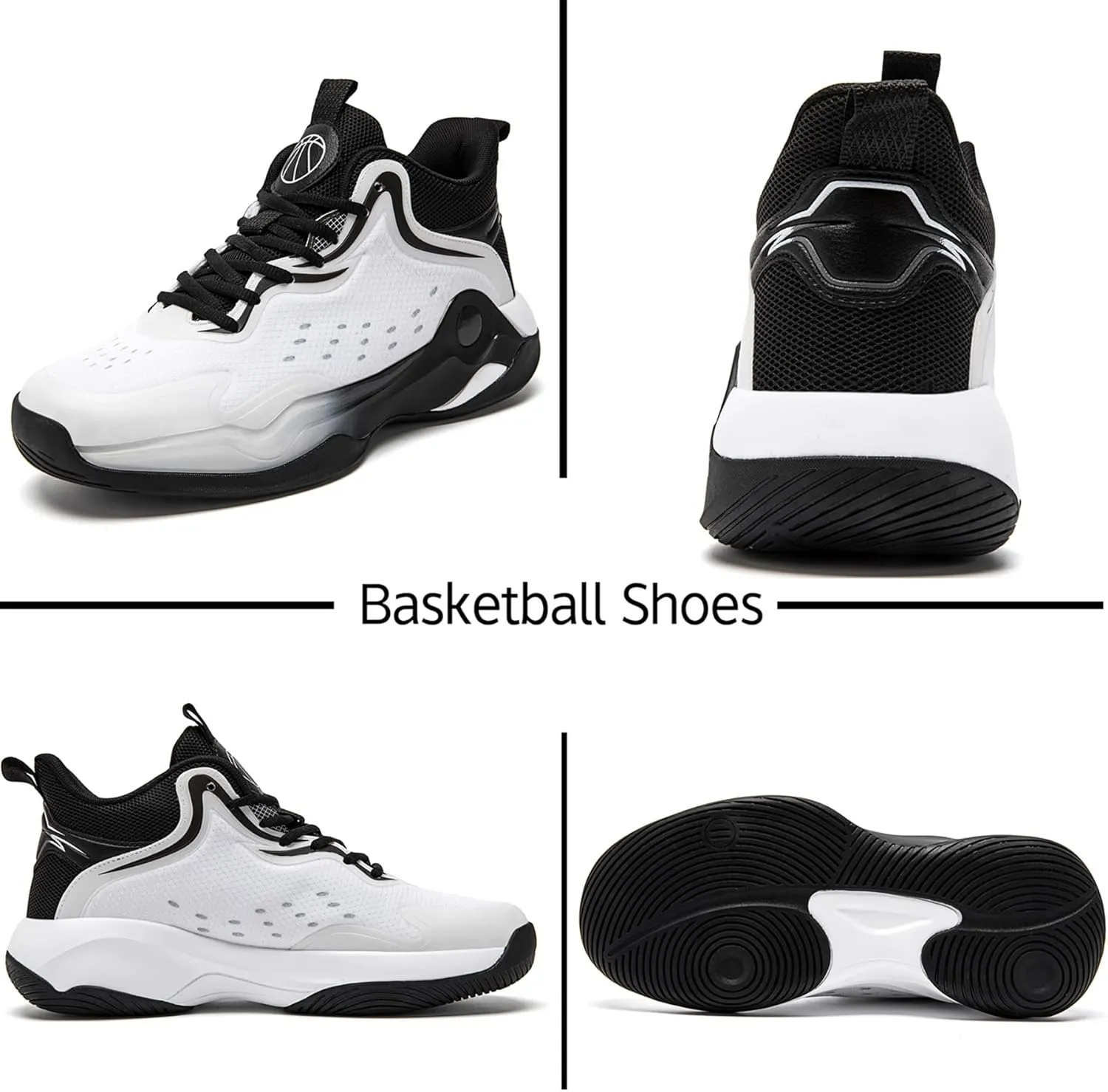 Beita High Upper Basketball Shoes for Men Sneakers Breathable Sports Shoes Anti Slip