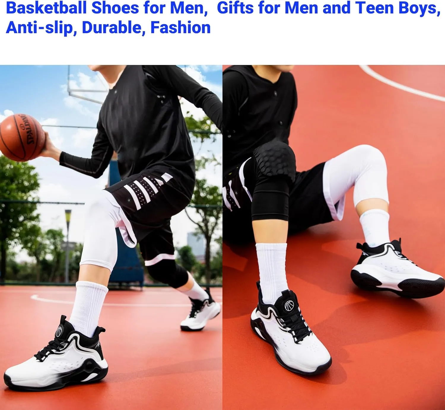 Beita High Upper Basketball Shoes for Men Sneakers Breathable Sports Shoes Anti Slip