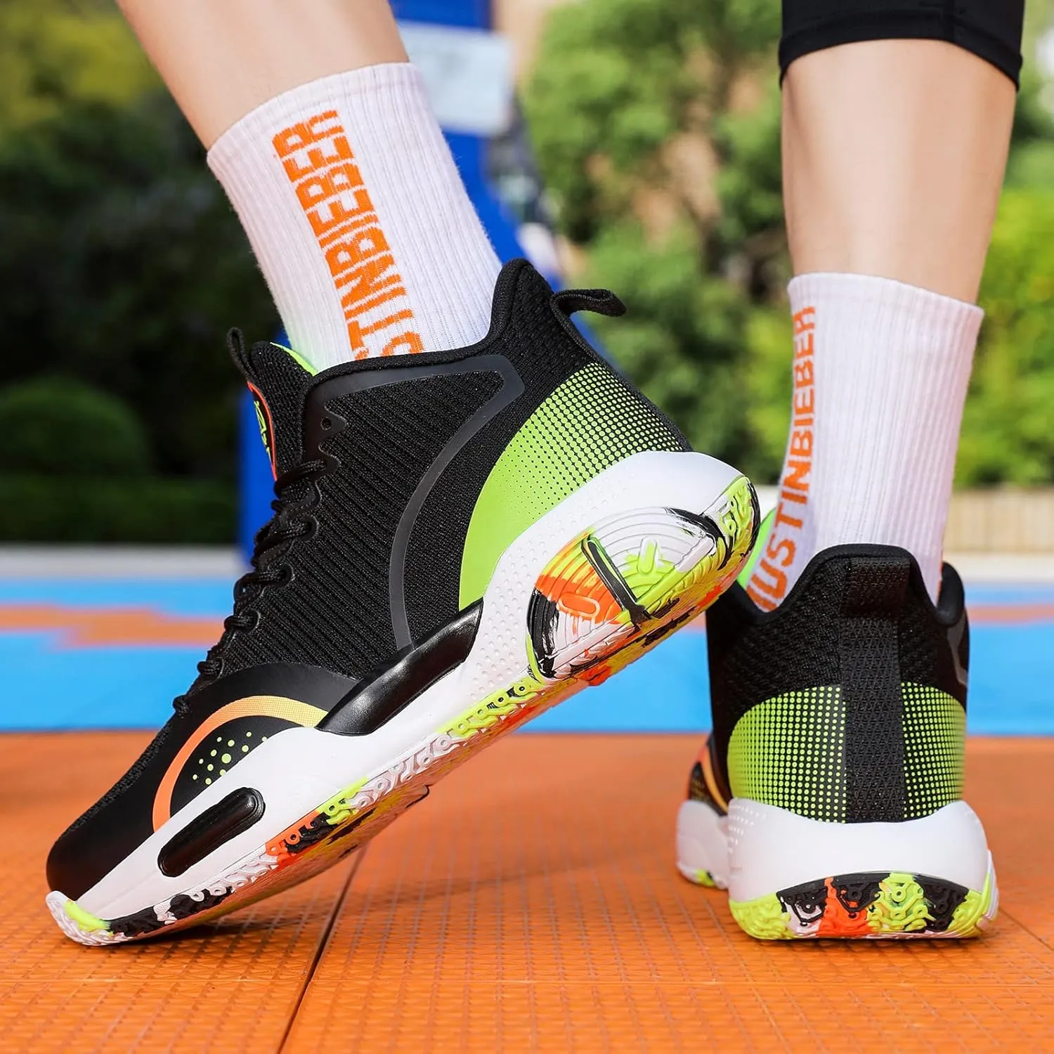 Beita High Upper Basketball Shoes for Men Sneakers Breathable Sports Shoes Anti Slip