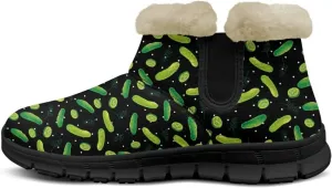 Binienty Winter Snow Boots for Women Comfy Ankle Booties Fur Flannel Lined Warm Walking Boots