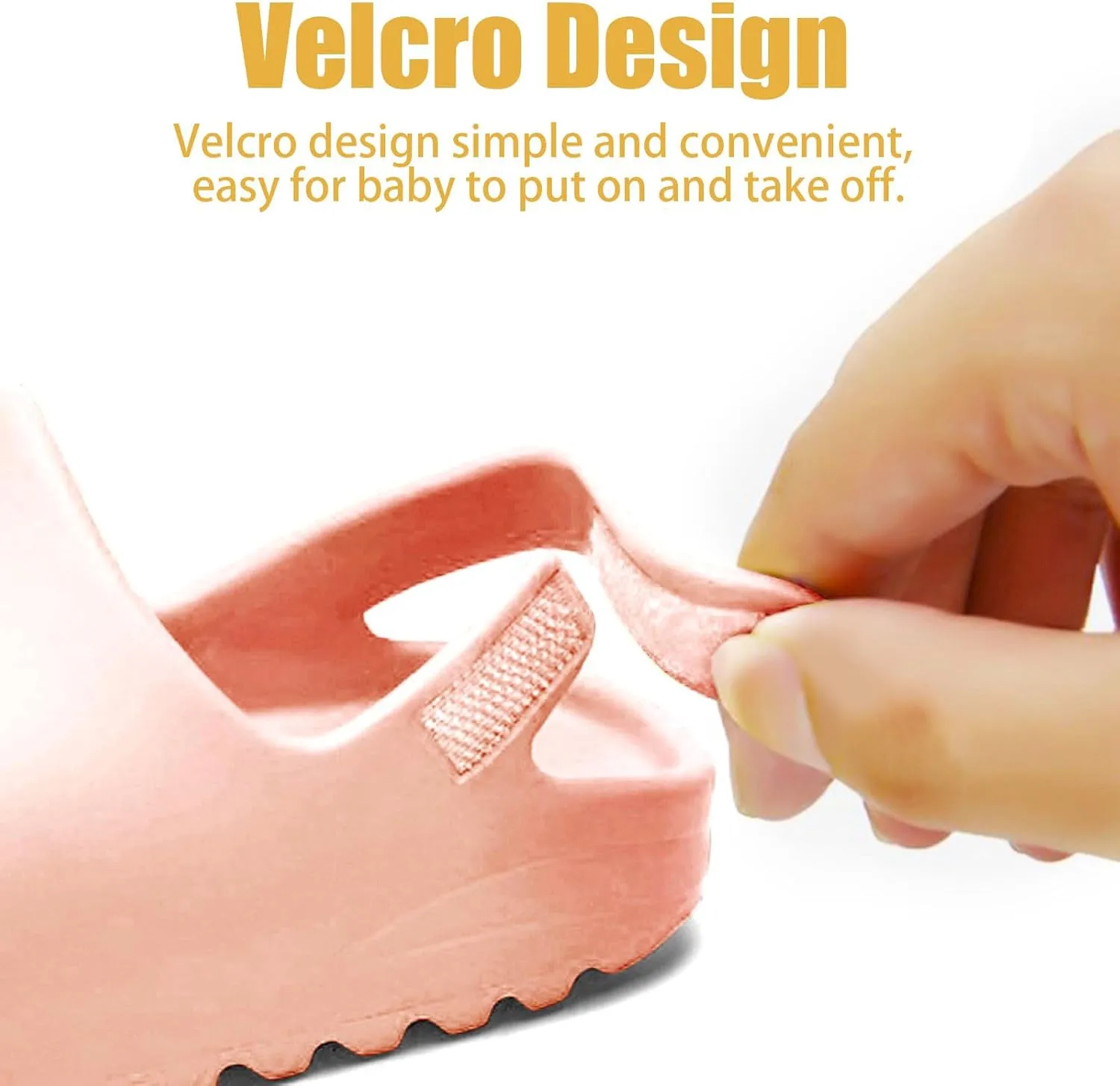 bolukets Toddler Little Kids Slides Sandals, Summer Slip On Lightweight Slippers for Boys and Girls, Beach Pool Anti-Slip Water Shoes Indoor Outdoor Sandals