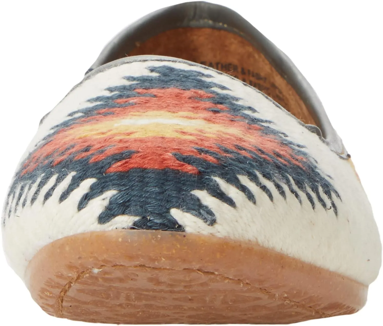 BORN Womens Giselle Woven Ballet Flats