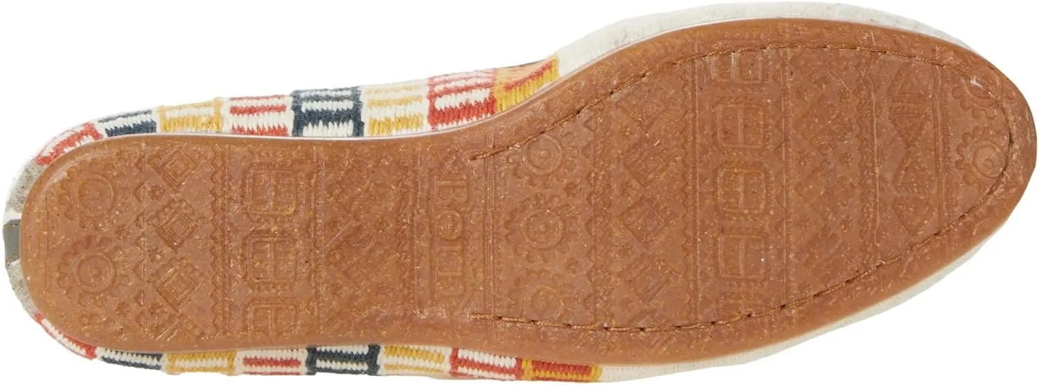 BORN Womens Giselle Woven Ballet Flats