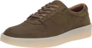 BOSS Men's Nuckbuck Leather Low Profile Sneakers