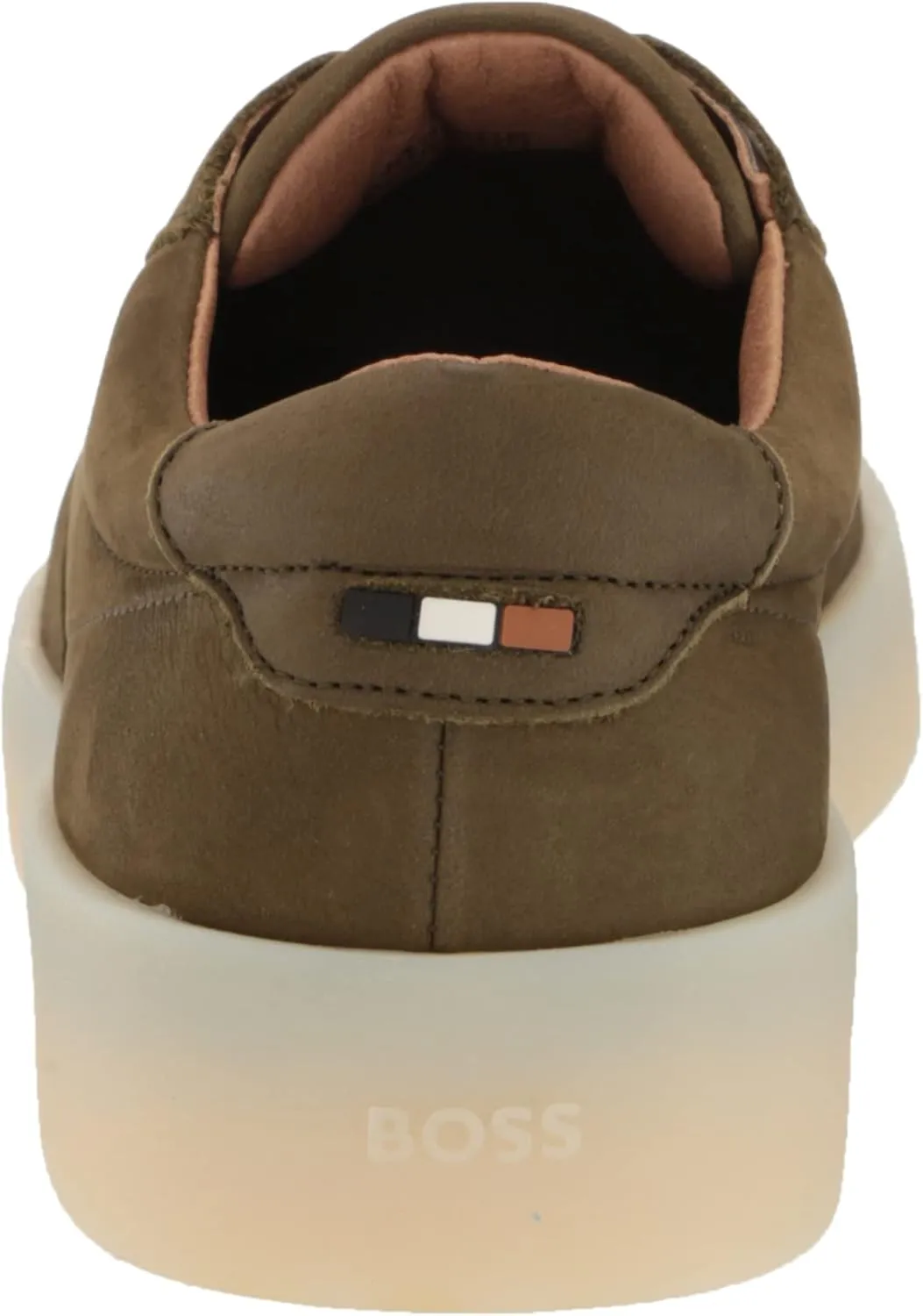 BOSS Men's Nuckbuck Leather Low Profile Sneakers