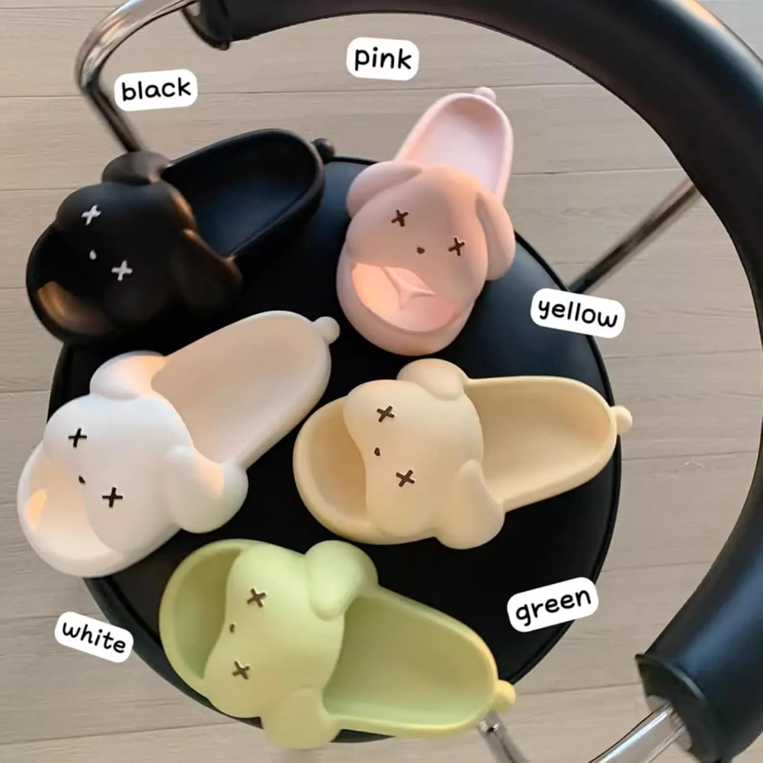 Boys Girls Cute Anime Dog Slide Slippers for Summer Beach Pool Shower