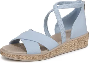BZees Womens Bali Sand Sandal Skyway Blue 7.5 M