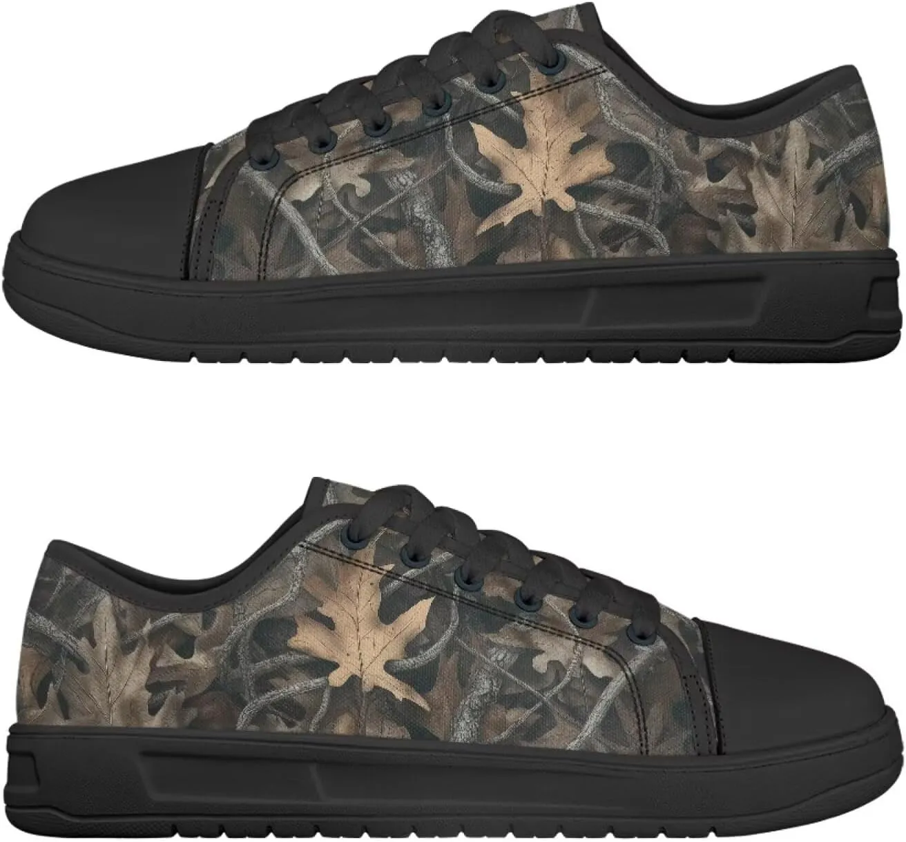 Canvar Shoes for Women Men Lace up Low Top Platform Sneakers for Walking Hiking Running