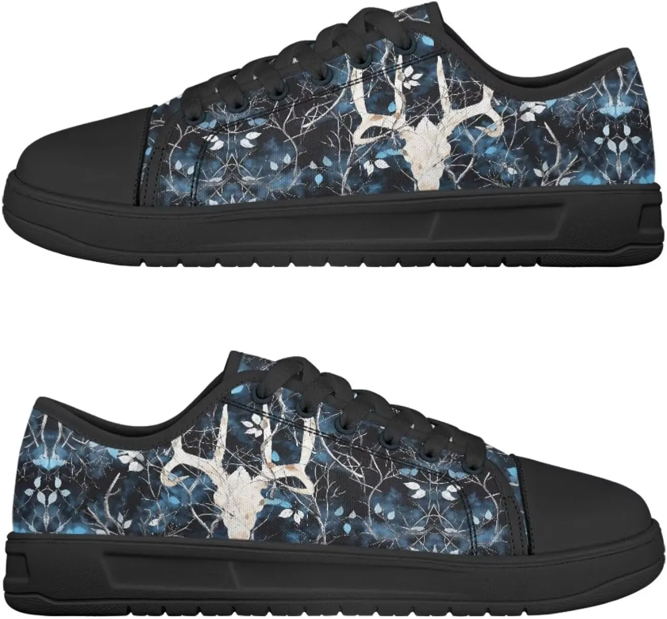 Canvar Shoes for Women Men Lace up Low Top Platform Sneakers for Walking Hiking Running