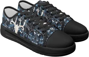 Canvar Shoes for Women Men Lace up Low Top Platform Sneakers for Walking Hiking Running