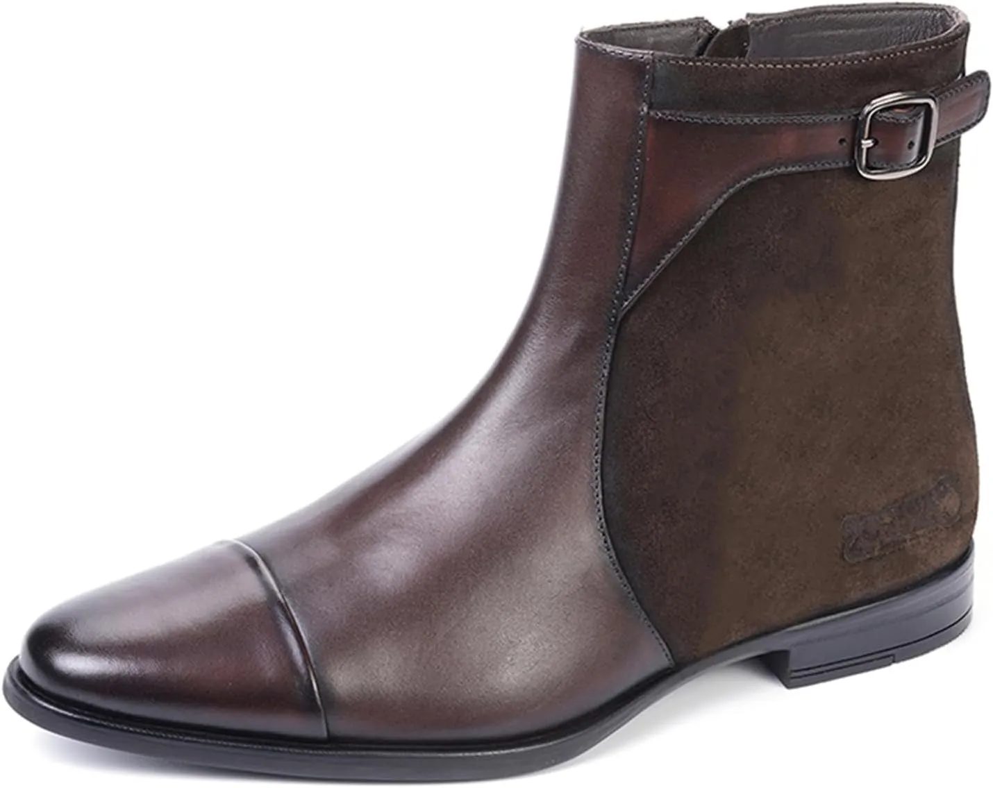 Carlos Santana Spirit Chelsea Boots for Men | Leather Suede | Cushioned Footbed