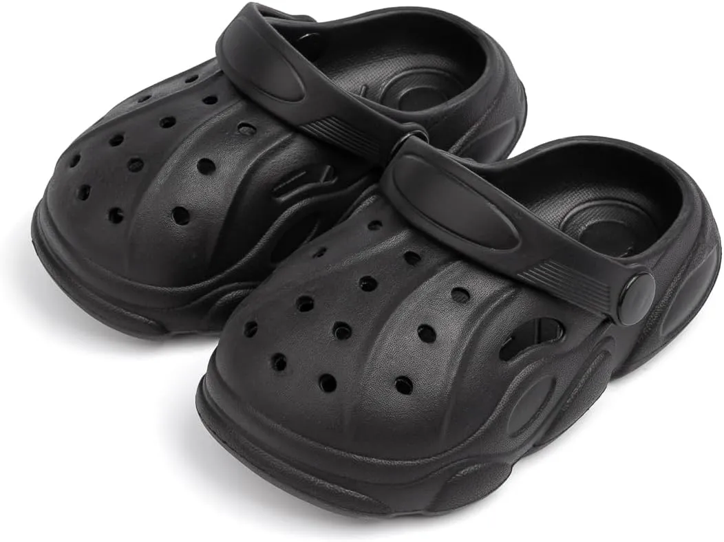 Casazoe Toddler Boys Girls Cute Garden Clogs Kids Slip On Water Shoes EVA Lightweight Summer Slipper Slides Baby Comfort Sandals Children Outdoor Shower Beach Pool Play Shoes