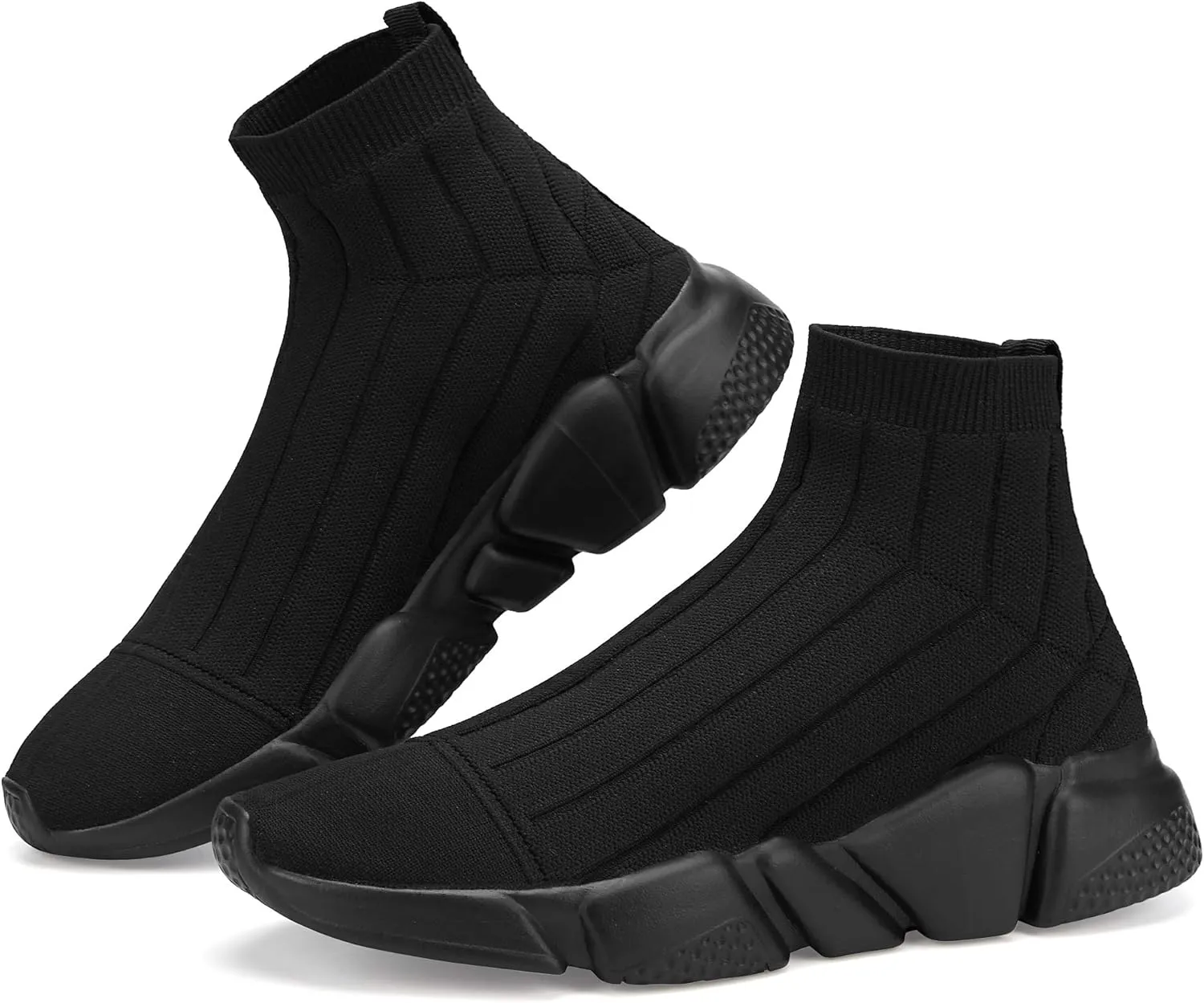 Casbeam Men's Running Knit Comfortable Lightweight Breathable Casual Sports Shoes Fashion Sneakers Slip-On Walking Shoes