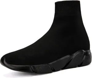 CERYTHRINA Womens Mens Walking Shoes High Top Athletic Running Knit Mesh Socks Shoes Road Gym Fashion Sneakers