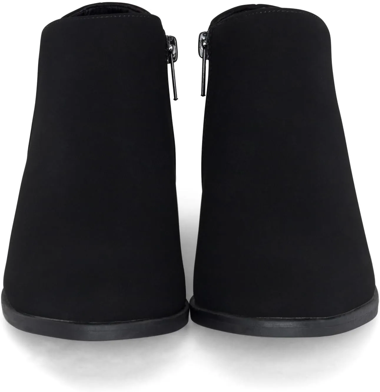 Chariot & Co - Garza IIS- Girls/Kids/Childrens Round Toe Stacked Heel Zipper Western Ankle Boot
