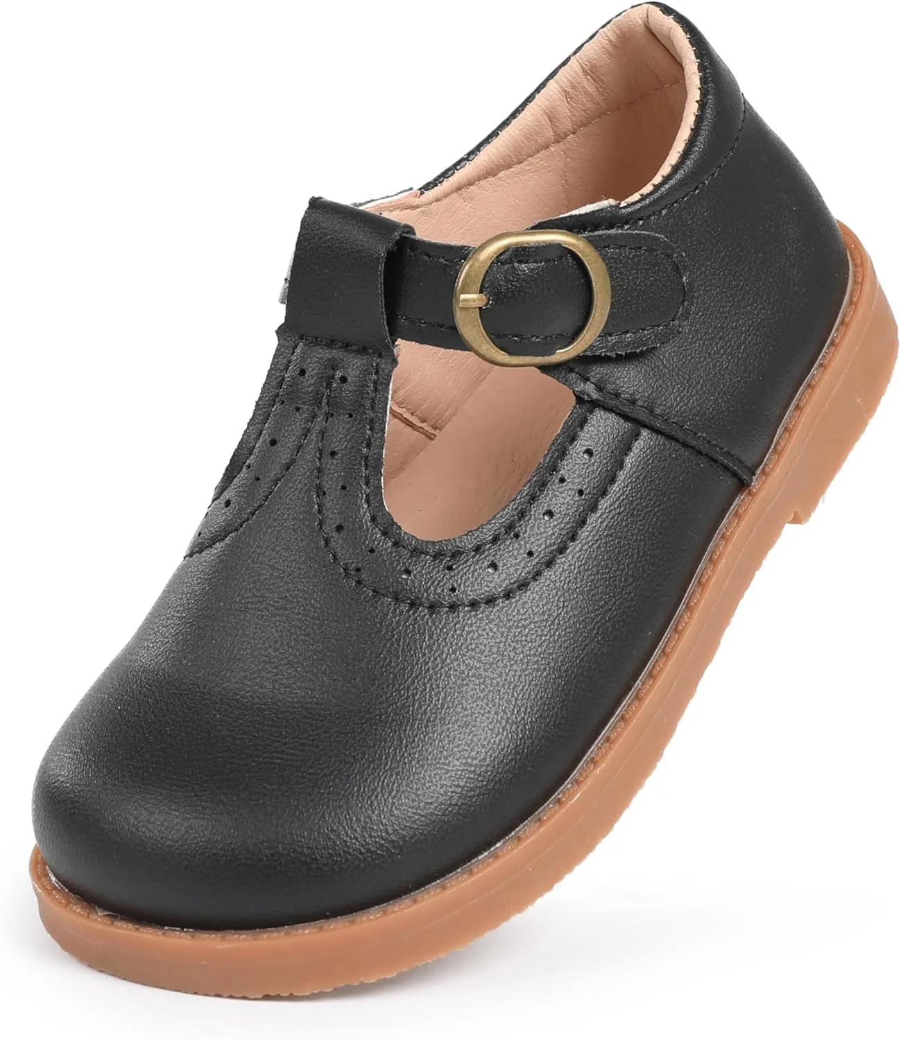 CIOR Toddler Little Girls Mary Jane Dress Shoes School Party Princess Dress Shoes for Girls Flats