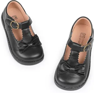 CIOR Toddler Little Girls Mary Jane Dress Shoes School Party Princess Dress Shoes for Girls Flats
