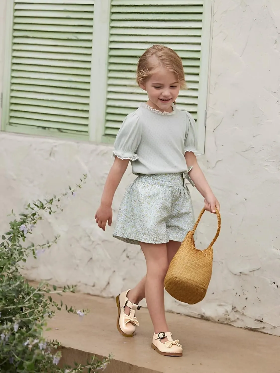 CIOR Toddler Little Girls Mary Jane Dress Shoes School Party Princess Dress Shoes for Girls Flats