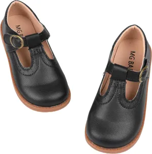 CIOR Toddler Little Girls Mary Jane Dress Shoes School Party Princess Dress Shoes for Girls Flats