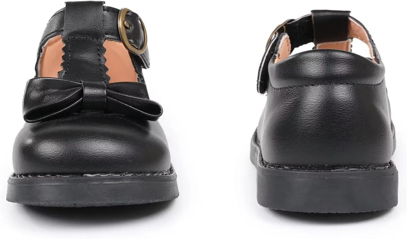 CIOR Toddler Little Girls Mary Jane Dress Shoes School Party Princess Dress Shoes for Girls Flats