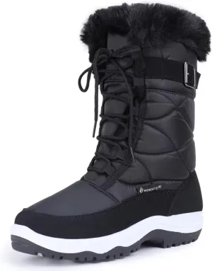 CIOR Women's Snow Boots Winter II Water-Resistant Fur Lined Frosty Warm Anti-Slip Boot U120WMX001-0429