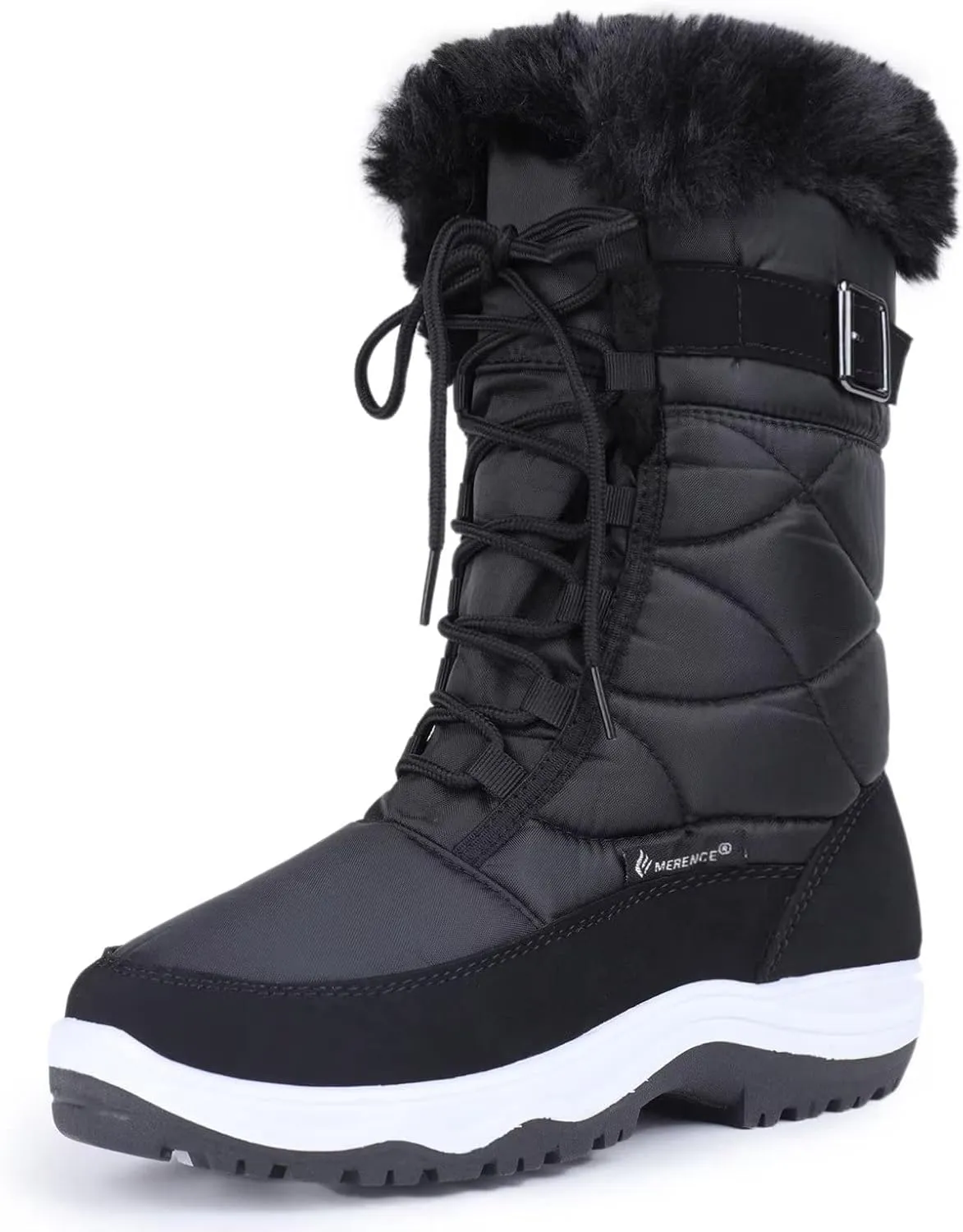 CIOR Women's Snow Boots Winter II Water-Resistant Fur Lined Frosty Warm Anti-Slip Boot U120WMX001-0429