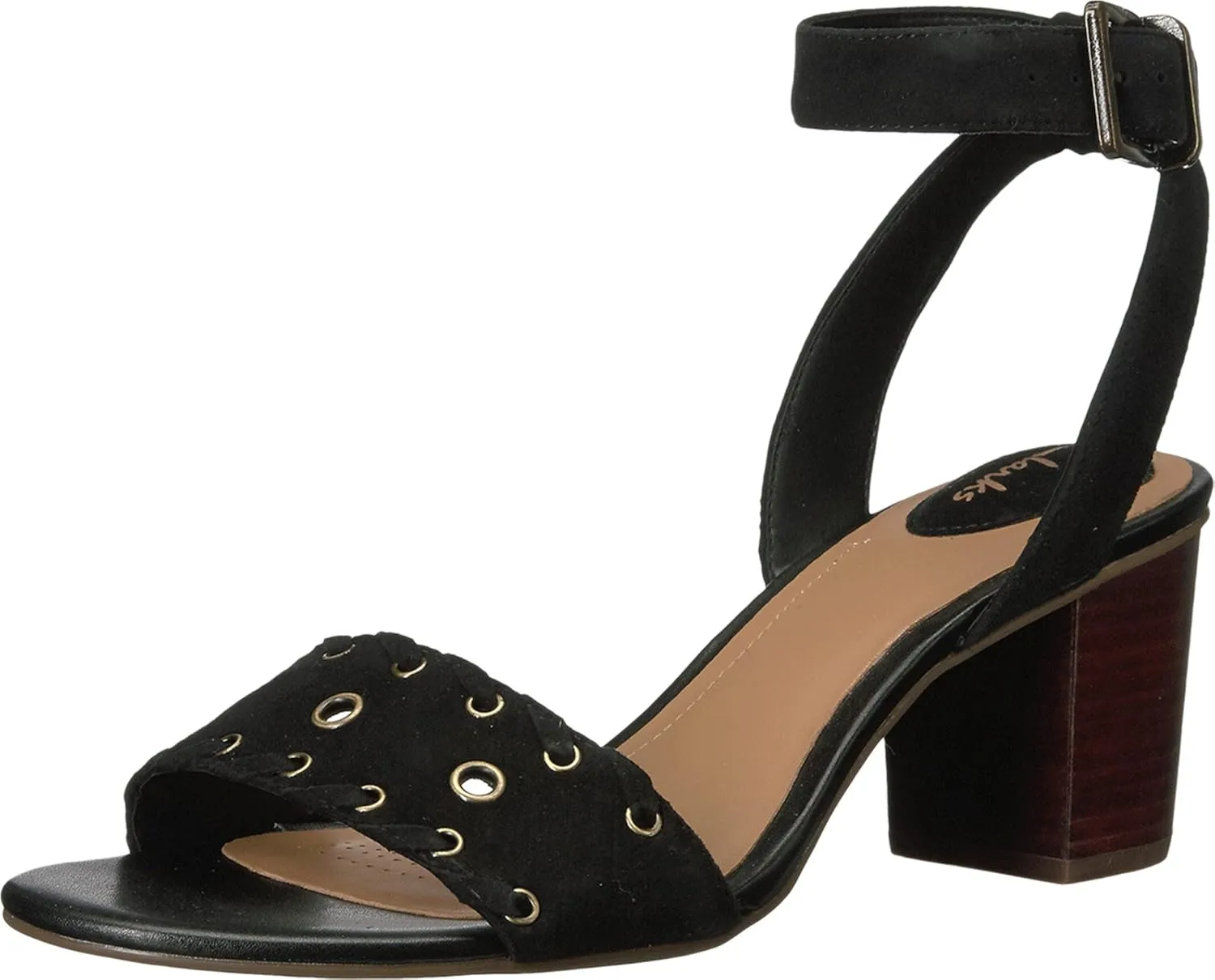 Clarks Womens Ralene Sheen Slingback Open Toe Slingback Sandals