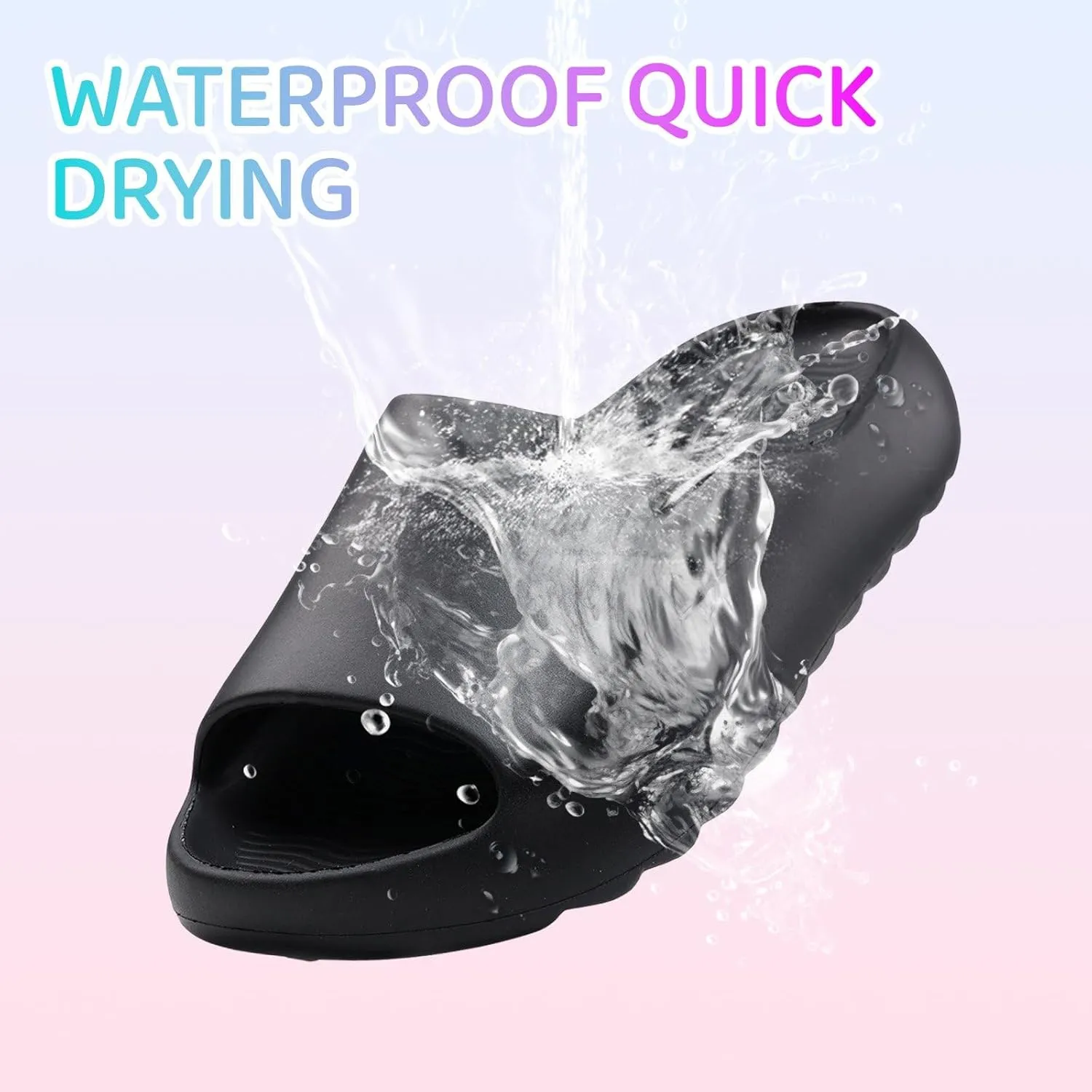 Cloud Slides for Kids,Boys Girls Shower Slippers Bathroom Pool Sandals,Toddler Home House Open Toe Comfy Thick Sole Slippers,Summer Non-Slip Beach Shoes
