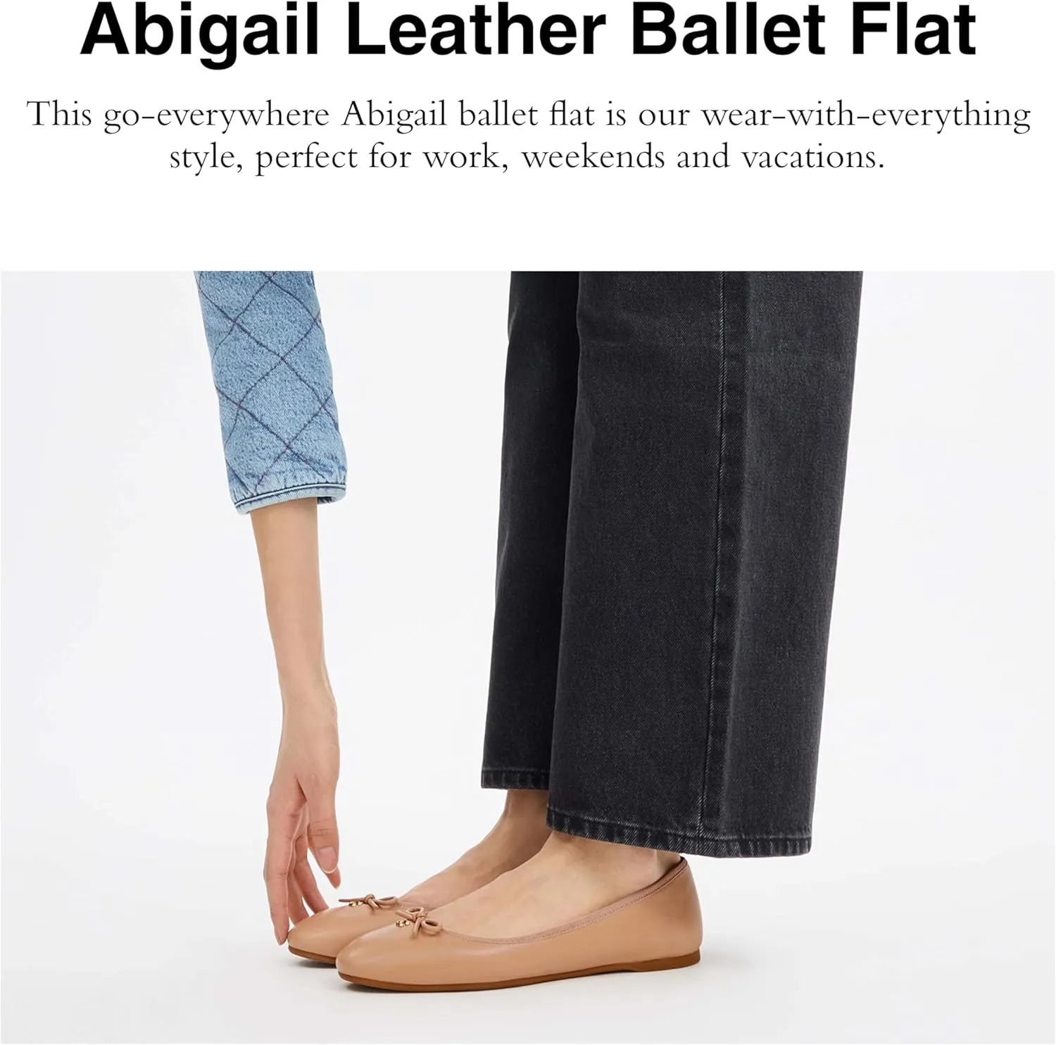 Coach Women's Abigail Leather Ballet Flat