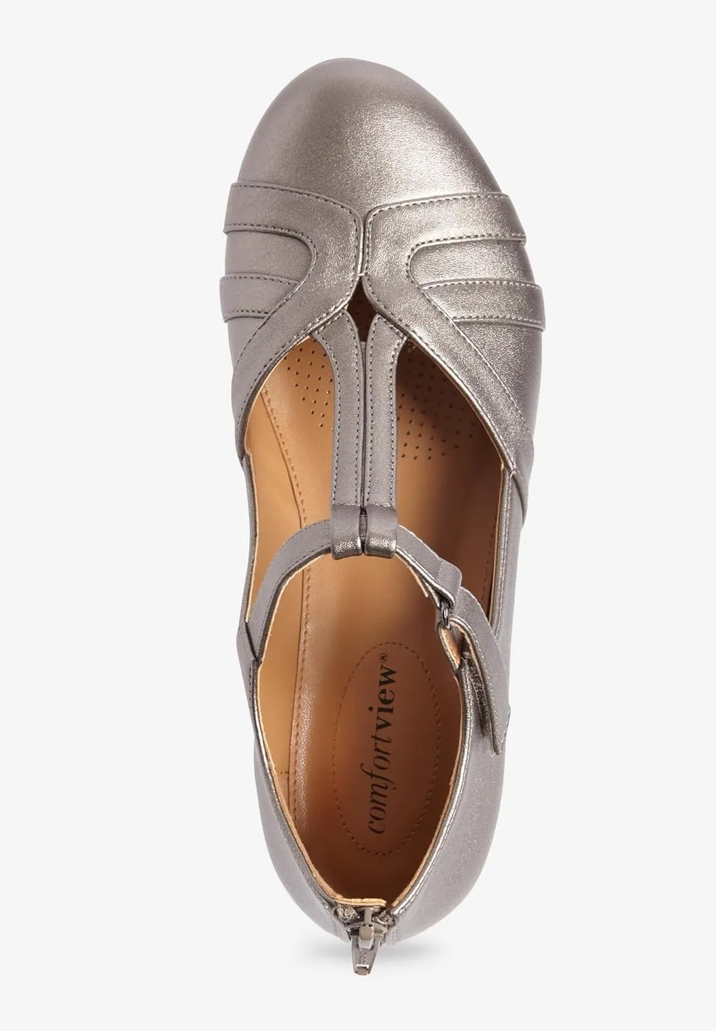 Comfortview Women's The T-Strap Shootie (Wide Widths Available)