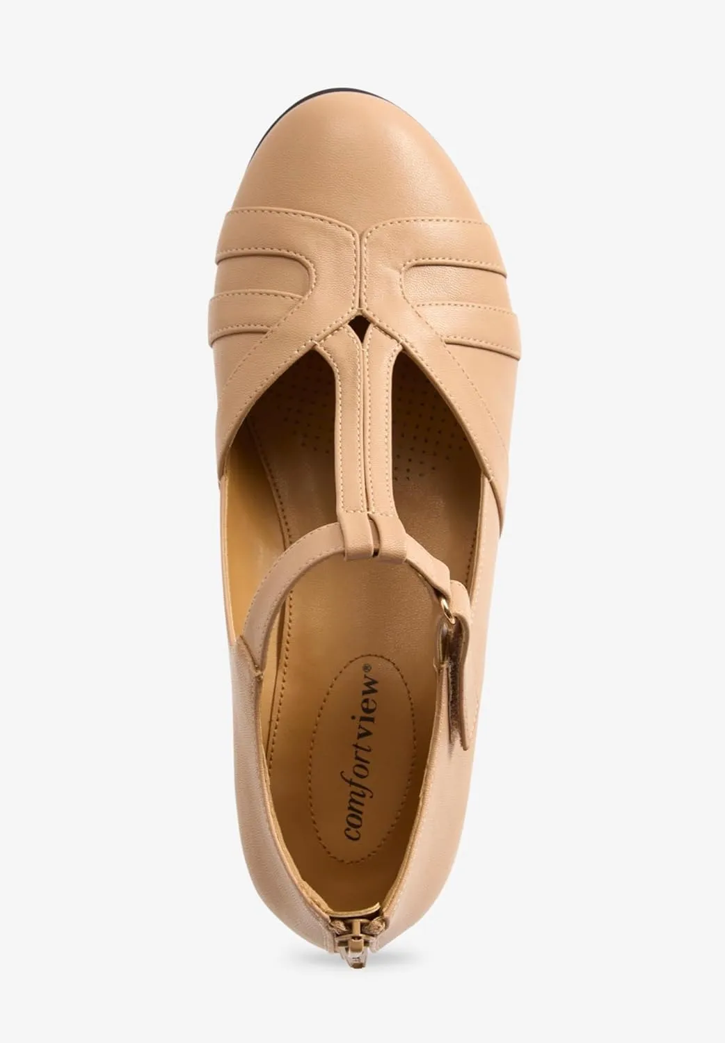 Comfortview Women's The T-Strap Shootie (Wide Widths Available)